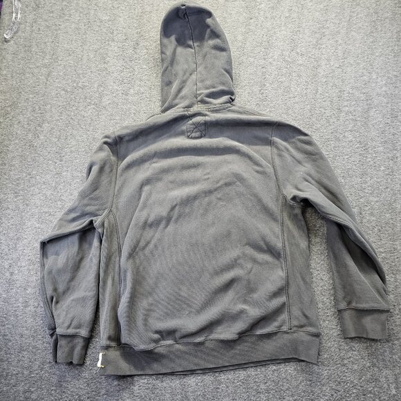 Vintage American Eagle Outfitters Pullover Logo Hoodie Gray Embroidered Mens XL - Picture 6 of 12